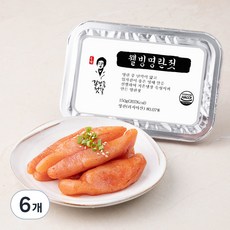 김정숙젓갈 웰빙명란젓, 150g, 6개