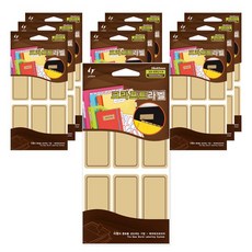 LATECH 索引牛皮紙標籤貼紙 20-KR-219 28 x 65 mm, 混合顏色, 10個