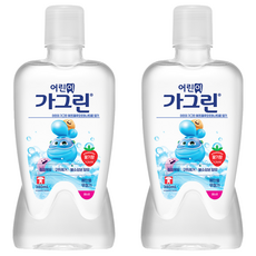 가그린 어린이용 구강세정제 딸기향 랜덤발송, 380ml, 2개