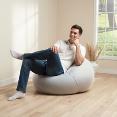 요기보 팟 스탠다드 1인 좌식 빈백 소파, 라이트 그레이
