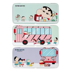 짱구 클래식틴필통 대, 랜덤 발송, 5개입