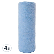 캐롤링 빨아쓰는 극세사 행주 연블루, 4개, 20개입