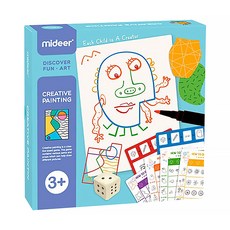 mideer 可擦式創想塗鴉畫卡, 1盒