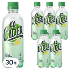 클룹 알파CD 스파클링 제로 레몬라임, 350ml, 30개