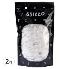 SSIZZO 一次性塑膠耳罩 400入, 2個, 透明