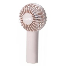RASTO RK14 隨身便攜三段風速手持充電風扇 附掛繩 + Type C充電線, R-PCF014, 藕色