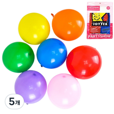 Party Show 進口標準氣球 15cm 100入, 混合色, 5個