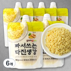 곰곰 짜서쓰는 다진 생강, 300g, 6개