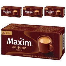 Maxim 麥心 阿拉比卡3合1咖啡, 11.8g, 20條, 4盒