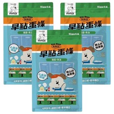T.N.A. 悠遊 狗狗說 早點蛋條全齡犬肉, 60g, 3個, 雞蛋 + 魚油
