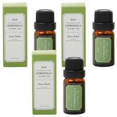 알레 퓨어 에센셜 오일 백프로 시트로넬라, 10ml, 3개