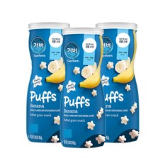 거버 퍼프 8개월부터, 바나나, 42g, 3개