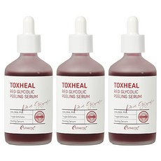 Toxheal 紅乙醇酸去角質精華, 100ml, 3個
