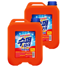 수퍼타이 액체세제 본품, 14L, 2개
