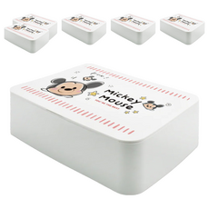 收納王妃 TSUM 濕紙巾盒, 紅線米奇, 6個