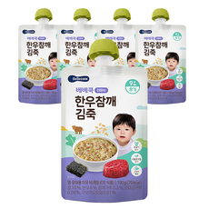 베베쿡 한우 참깨 김죽 실온이유식 후기, 5개, 100g