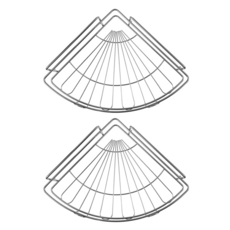 comet 浴室角落置物架, 不鏽鋼, 2個