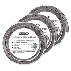 Geoncomall 馬海毛窗戶縫隙擋條 15mm, 3個