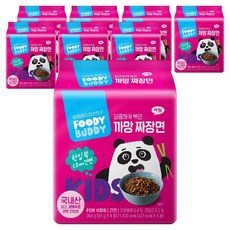 푸디버디 까망 짜장면, 91g, 32개
