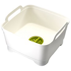 Joseph Joseph 雙把手洗碗桶, 白色, 1入