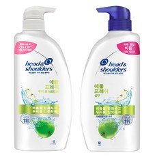 헤드앤숄더 두피 토탈 솔루션 애플 프레쉬 샴푸 850ml + 두피 트리트먼트 850ml, 1개