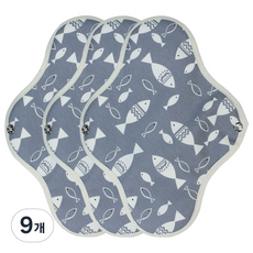 Weasley 防水棉衛生棉 迷彩灰, 中型, 1入, 9個