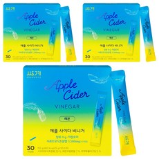 SSANGGYE 蘋果西打醋 檸檬, 150g, 3個