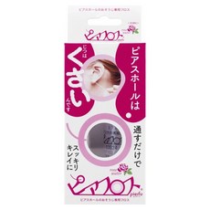 pierfu 耳部清潔棉棒 + 清潔液5ml 玫瑰香, 60支, 1盒