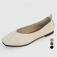 핑크썸 도리아 절개 스티치 플랫슈즈 ZWMM4105