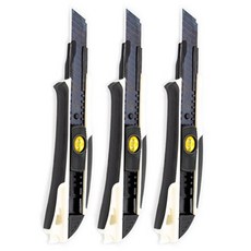 DADA SK5 黑色高強度美工刀 寬刀片美工刀 大型 18mm, 混合顏色, 3個