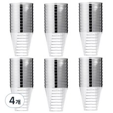 플라스틱 소주잔 50ml, 60개입, 4개