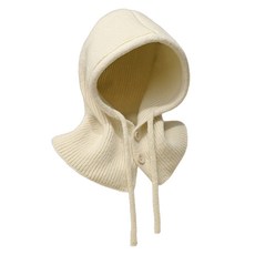 Two Gram Plus 冬季巴拉克拉法保暖頭套, 米色