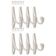 Cholmuldaejang 樹葉造型壁掛衣架 4入, 2個, 銀色