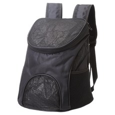 Wanglife 旺生活 透氣輕便寵物背包, 1個, 黑色