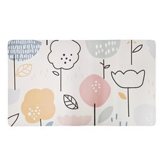 軟式科技絨吸水防滑地墊 花園派對, 45 x 75cm, 1個