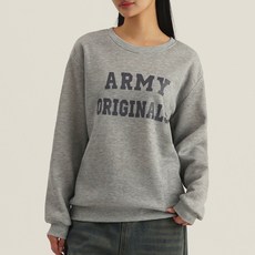 ELSSO ARMY 圓領長袖大學T恤