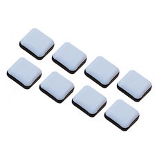 KHOME 方形家具鐵氟龍墊, 單一顏色, 8個