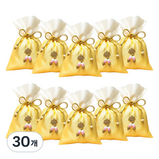 Pojangnet 傳統福袋 基本款 小, 19 金黃色, 30個
