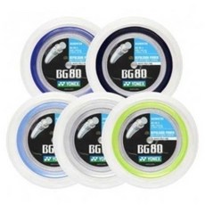 YONEX BG-80 200m 卷羽毛球繩 80 黑色, 黑色的