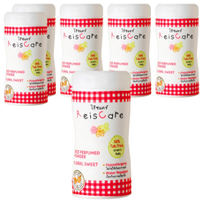 Rice Care 嬰兒爽身粉花卉套組, 50g, 6個