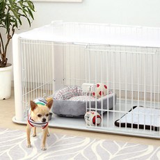 아이리스 펫 메시덮개 케이지 CLS-1130Y, 화이트, 1개