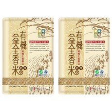 樂米穀場 有機益全胚芽香米, 1.5kg, 2包
