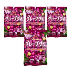 Kasugai 春日井 果汁軟糖 葡萄口味, 107g, 4袋