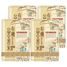 樂米穀場 有機益全胚芽香米, 1.5kg, 4包