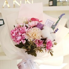 모리앤 조화 멜로디데이 비누꽃다발, 핑크