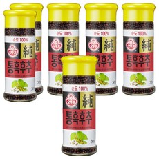 오뚜기 통흑후추, 50g, 6개