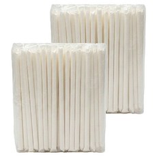 CLEAN 克林 台灣製 營業用白色環保紙吸管 8mm 21cm 200支 2包 單支包裝 平口紙包 無塑膠淋膜 SGS檢驗合格 耐用