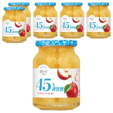 복음자리 45도 과일잼 사과, 350g, 6개