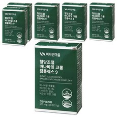 비타민마을 혈당조절 바나바잎 크롬 컴플렉스9 15g, 30정, 6개