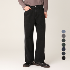 M.N.C 男性大尺碼寬版牛仔褲 MDIP503KD